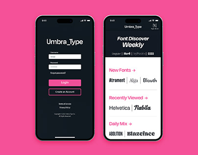Umbra Type App