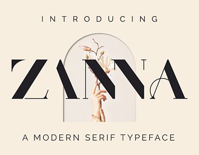 FREE | Zanna - Modern Serif Typeface