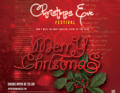 Christmas Eve Flyer Template