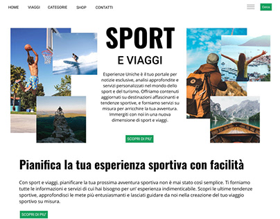 Website sport and travel