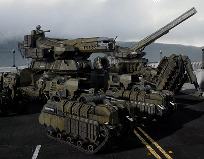 Heavy artillery tank SMT-043
