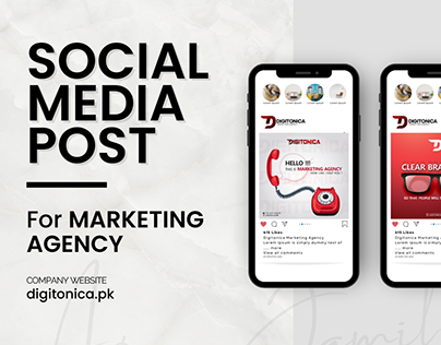 Social Media Post For Marketing Agency