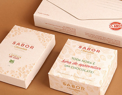 Sabor Chocolate - Logo and Packaging