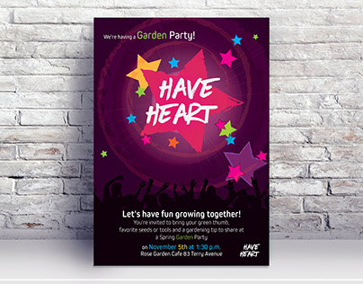 Have Heart Party Flyer