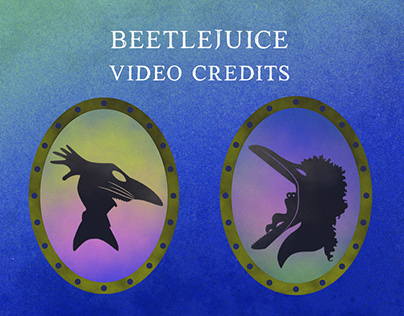 Motion Graphics - Beetlejuice Movie Credits