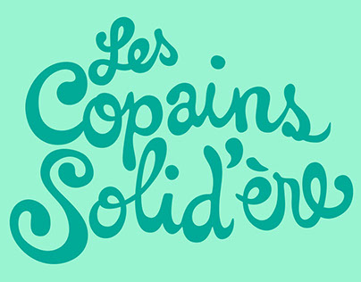 Logo design : "Les Copains Solid'ère"