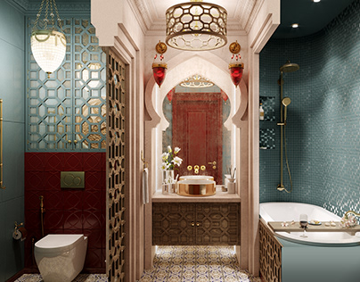 Oriental bathroom