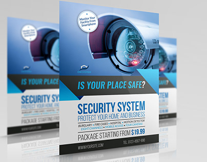 Security System Flyer Template Vol.3