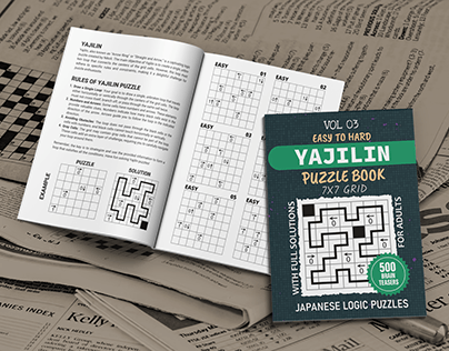 Yajilin Puzzle Book 7x7 Grids Logic Game Vol 03