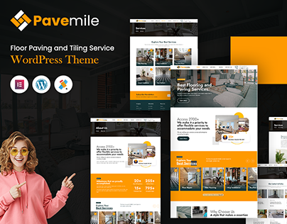 Pavemile Floor and Tiling Service WordPress Theme