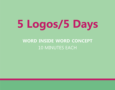 5 Logos/5 Days | Word inside word concept