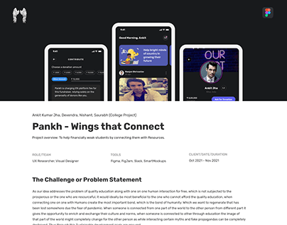 Project thumbnail - Pankh - Wings that Connect