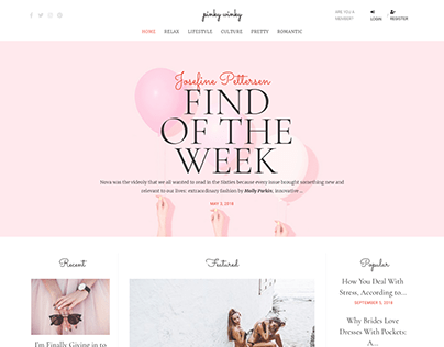 Pinky Winky – blog website