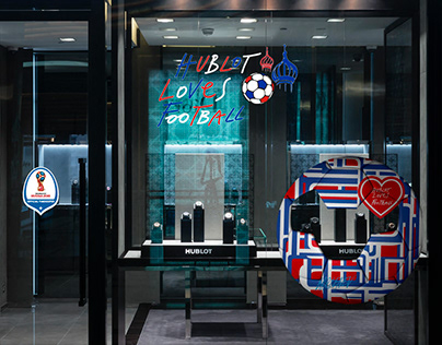Hublot FIFA Campaign: Window Design for 14 countries