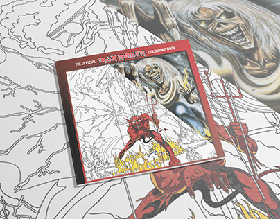 Official Iron Maiden Adult Colouring book