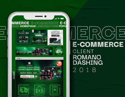 E-COMMERCE // ROMANO - DASHING design on Shopee