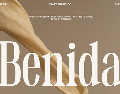 Benida - Free Font
