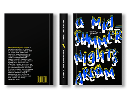 "A Midsummer Night's Dream" Book Cover Design, 2024.