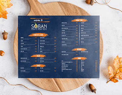 Restaurant Menu Design | SOBAN