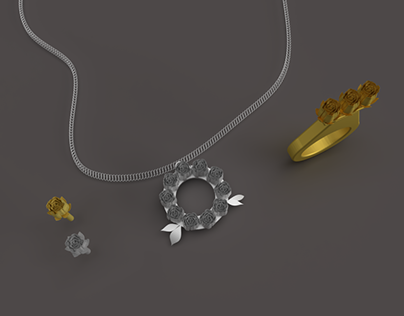 Project thumbnail - Rosebud Jewellery Set