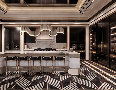 luxury kitchen by Ceyhun Akgül interiors