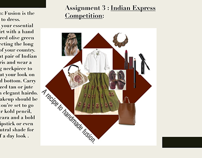 Styling featured in Indian Express