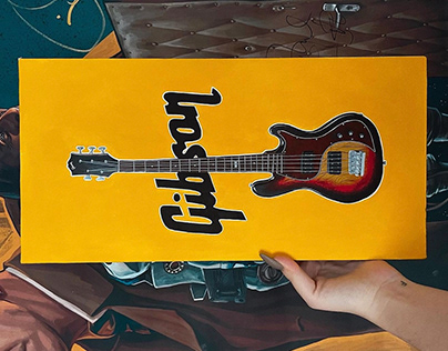 Gibson Guitar | canvas
