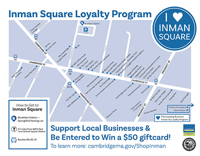 I Love Inman Square Loyalty Program