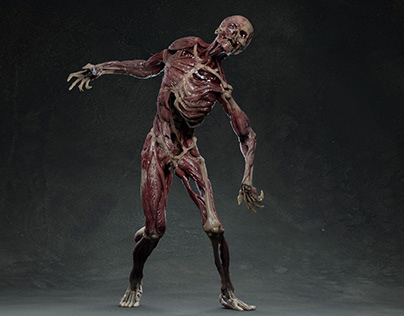skinned zombie