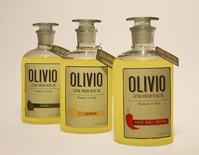 Olivio Olive Oil package design