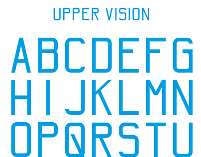 Upper Vision - TCC Blind Sueca - Projeto Tipográfico
