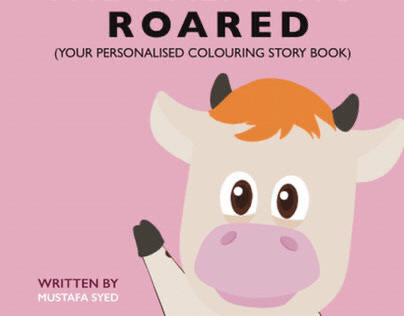 The calf who roared cover design and Illustrations