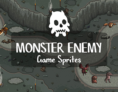 Free Monster Enemy Sprites for Tower Defense