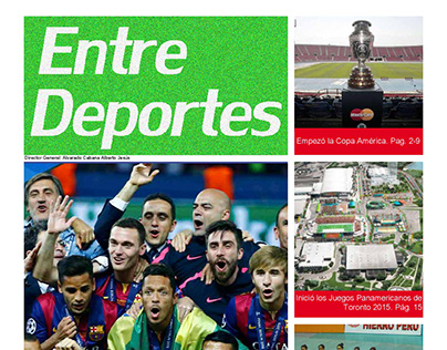 Proyecto editorial | Diario "Entre Deportes" (2015)