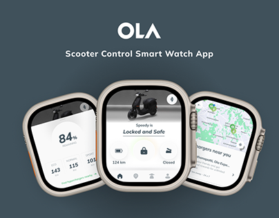 OLA - Scooter Control Smart Watch App