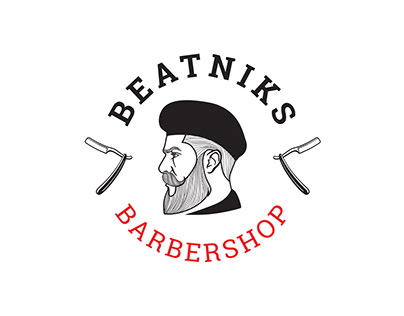 Logo design for the barbershop "Beatniks"