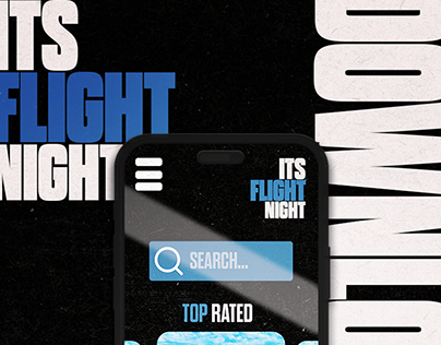 Flight Night | UI/UX contextual mockup