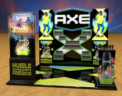 Axe stand - Client Unilever Ecuador