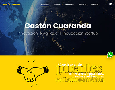 Diseño de Website para Gastón Cuaranda