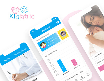 Kidiatric Mobile App UI Design