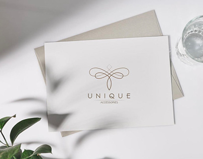 Unique logo design vor UNIQUE jewelry store