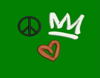 Art Crown Peace digitize logo