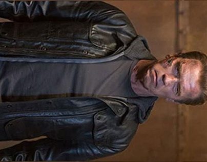 Arnold Schwarzenegger ​Terminator 5 Black Leather Jacke