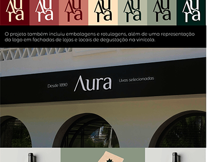 Aura Vinícola | Identidade Visual