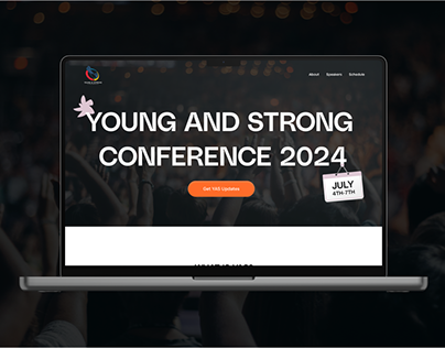 Project thumbnail - YAS Conference Landing Page