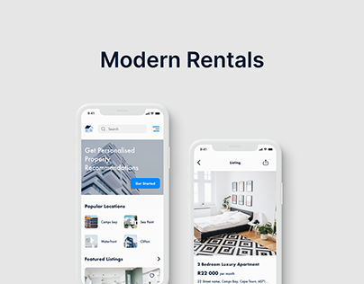 Modern Rentals - UI Design Project