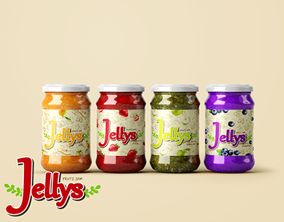 Etiqueta Jellys fruit jam