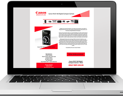 Canon e-shot & web banners