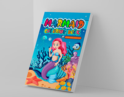 MARMAID Coloring Book Cover Design
