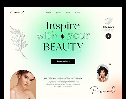 Cosmetics Website 🌿